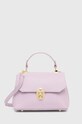 Answear Lab poseta de piele uni violet 1062.iw