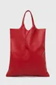 rdeča Usnjena torbica Answear Lab Ženski