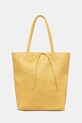 Kožená kabelka Answear.LAB žlutá m.075.hh