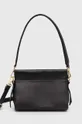 Answear Lab borsa a mano in pelle pelle fiore nero t0394.fms