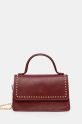 Answear Lab borsa a mano in pelle pelle fiore rosso 241214.HLK