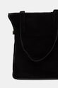 Accesorii Answear Lab geanta de mana din piele intoarsa 702.HWK negru
