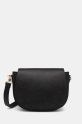 Answear Lab borsa a mano in pelle pelle fiore nero 233624.HWK