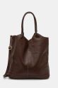 Answear Lab borsa in pelle pelle fiore marrone 916.olive.hms