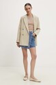 Футболка Answear.LAB vh317.iw коричневый WZ24