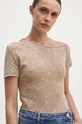 Футболка Answear.LAB коричневый vh317.iw