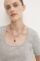 Answear.LAB t-shirt szary vh318.iw