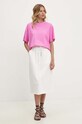 Bavlnené tričko Answear.LAB 14051.ijs ružová WZ24