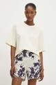 Answear.LAB t-shirt in cotone beige mal1.TMS