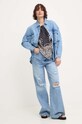 Answear Lab top din bumbac 19007.TMS negru WZ24