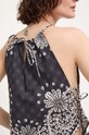 Answear Lab top din bumbac 19007.TMS negru