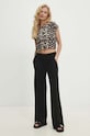 Answear Lab tricou 6299.TJS maro WZ24