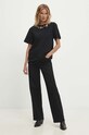 Answear Lab t-shirt LC240089.hh czarny WZ24