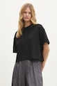 Answear Lab tricou din bumbac negru 31017.tms
