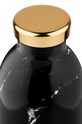 24bottles butelka termiczna Clima Black Marble 500ml Clima.500.Black.Marble czarny ZA00