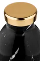 24bottles - Θερμικό μπουκάλι Clima Black Marble 330ml μαύρο