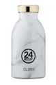 szary 24bottles butelka termiczna Clima Carrara 330ml Damski