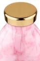 24bottles - Θερμικό μπουκάλι Clima Pink Marble 330ml ροζ
