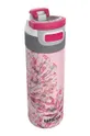 Kambukka - Θερμική κούπα 500 ml Elton Insulated 500ml Monstera Leaves ροζ