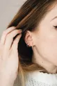 Ασημένια επιχρυσωμένα σκουλαρίκια Ania Kruk Trendy χρυσαφί