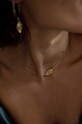 ANIA KRUK collana in argento placcato oro Hippie SGCNS1080Z oro ZA00