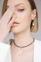 ANIA KRUK colier Sky SAKNN1330Z negru ZA00