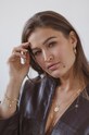 ANIA KRUK kolczyki ze srebra pokrytego złotem Trendy SMVKS1350Z złoty ZA00