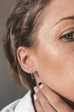 Ασημένια σκουλαρίκια ANIA KRUK Trendy SLTKS1340 ασημί ZA00