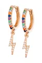 χρυσαφί Ασημένια επιχρυσωμένα σκουλαρίκια ANIA KRUK Sugar Γυναικεία