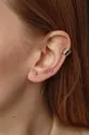 Uhan za zgornji del ušesa iz srebra ANIA KRUK Rock It srebrna