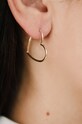 Серебряные серьги с позолотой ANIA KRUK Romantica SMVKS1370Z золотой ZA00