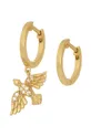 χρυσαφί Ασημένια επιχρυσωμένα σκουλαρίκια ANIA KRUK Hippie Γυναικεία