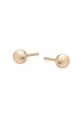 χρυσαφί Ασημένια επιχρυσωμένα σκουλαρίκια ANIA KRUK Soft Γυναικεία
