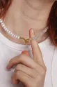 zlatá Strieborný pozlátený náhrdelník ANIA KRUK Ariel