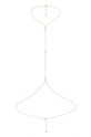 ANIA KRUK body chain pozłacany z chalcedonem Summer Body Chain złoty MTNBN0758Z