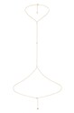 ANIA KRUK lant de corp placat cu aur cu perle Summer Body Chain aur MTNBP0742Z