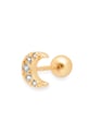 ANIA KRUK kolczyk ze srebra pokrytego złotem Piercing Rock It srebro złoty SRUKS0450Z