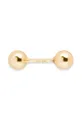 χρυσαφί Επιχρυσωμένο ασημένιο σκουλαρίκι ANIA KRUK Piercing Rock It Γυναικεία