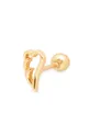 χρυσαφί Επιχρυσωμένο ασημένιο σκουλαρίκι ANIA KRUK Γυναικεία