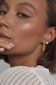Pozlátená strieborná náušnica ANIA KRUK Piercing Rock It SRUKS0655Z zlatá ZA00