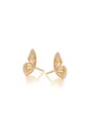 χρυσαφί Ασημένια επιχρυσωμένα σκουλαρίκια ANIA KRUK Γυναικεία