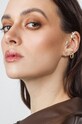 Позлатени сребърни обици ANIA KRUK SRUKS0020Z злато ZA00