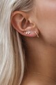 ANIA KRUK kolczyk ze srebra pokrytego złotem SRUKS0090Z złoty ZA00