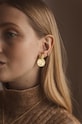 Pozlátená strieborná náušnica ANIA KRUK SMVKS1480Z zlatá ZA00