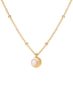 ANIA KRUK collana in argento placcato oro Ariel pietra naturale oro STNNP0030Z