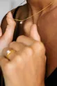 Ogrlica iz srebra prevlečenega z zlatom ANIA KRUK Ariel zlata