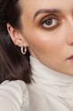 Stříbrné pozlacené náušnice ANIA KRUK Trendy SSIKS0720Z zlatá ZA00