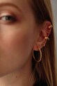 Ασημένια επιχρυσωμένα σκουλαρίκια ANIA KRUK Trendy SSIKS1460Z χρυσαφί ZA00