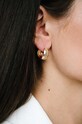Strieborné pozlátené náušnice ANIA KRUK Trendy SSIKS1520Z zlatá ZA00