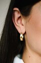 Ασημένια επιχρυσωμένα σκουλαρίκια ANIA KRUK Trendy SSIKS1530Z χρυσαφί ZA00